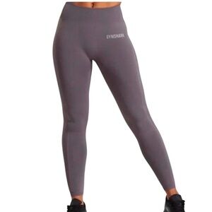 Gymshark Breeze Dry Seamless High Waisted Eggplant Leggings Size S